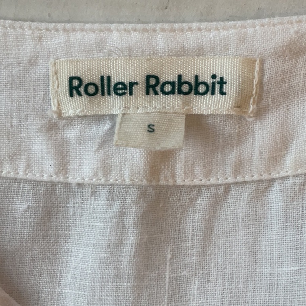 Roller Rabbit Linen top size Small - Picture 4 of 5